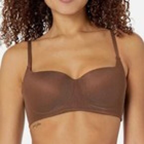 Steve Madden Bra Womens 36C Brown Tiramisu Feminine Flirtatious Modern Basic - Picture 1 of 9